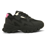 A image of elpaso black sneaker with a trendy design
