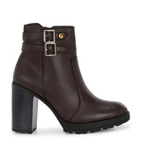 Midnight High-Heeled Ankle Boot For Women