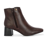 EL PASO Women Suede Faux Leather Casual Chelsea Boots