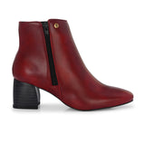 EL PASO Women Suede Faux Leather Casual Chelsea Boots