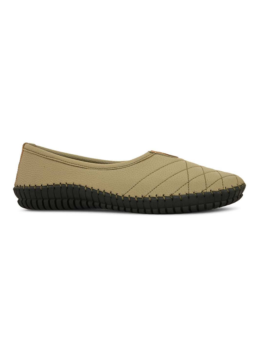 a slip-on shoe showcasing its material and design details