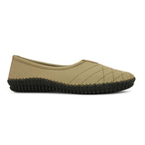 a slip-on shoe showcasing its material and design details