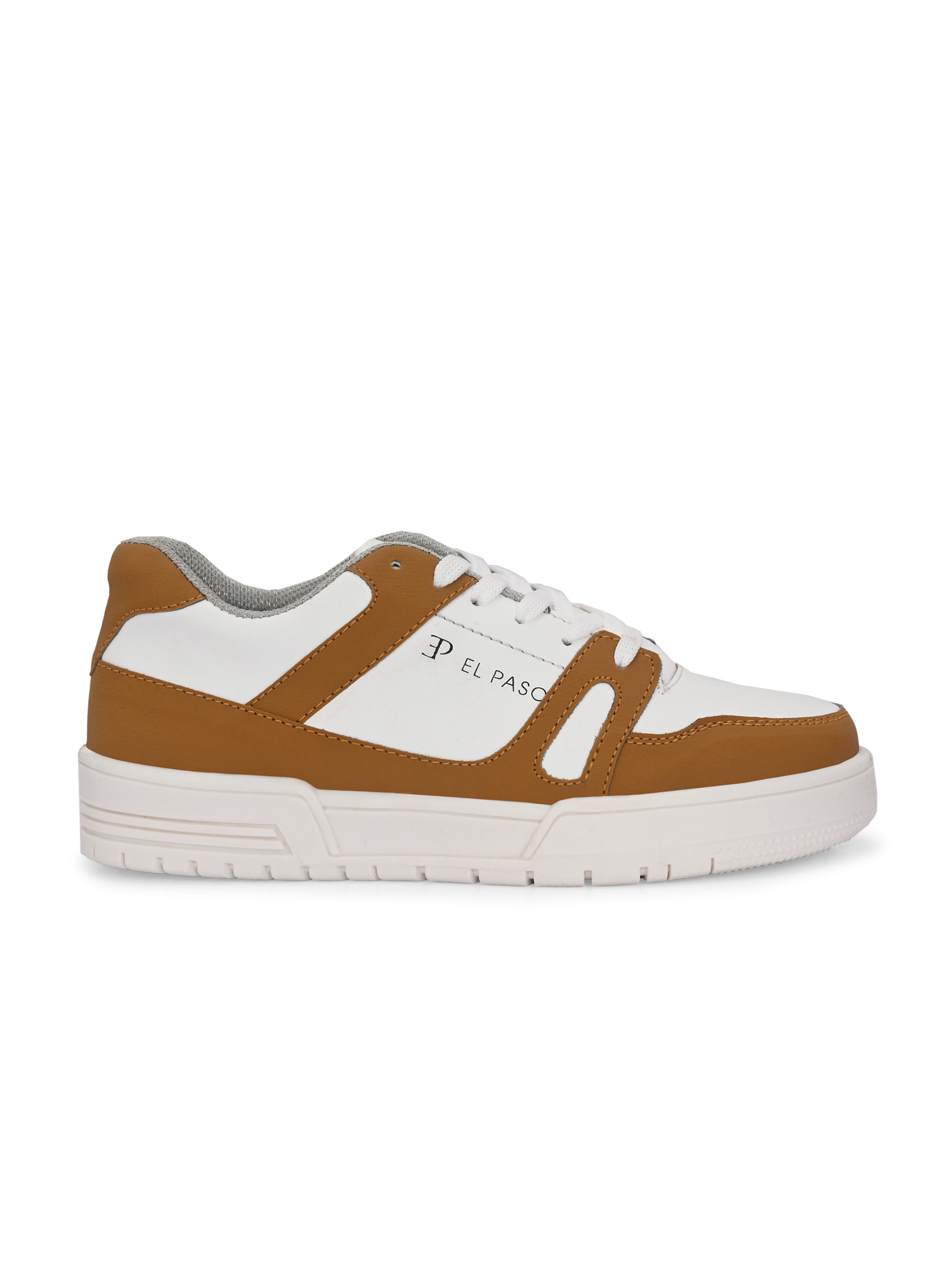 EL PASO Faux Leather Casual Shoes Lace Up Sneakers For Women - El Paso Fashion
