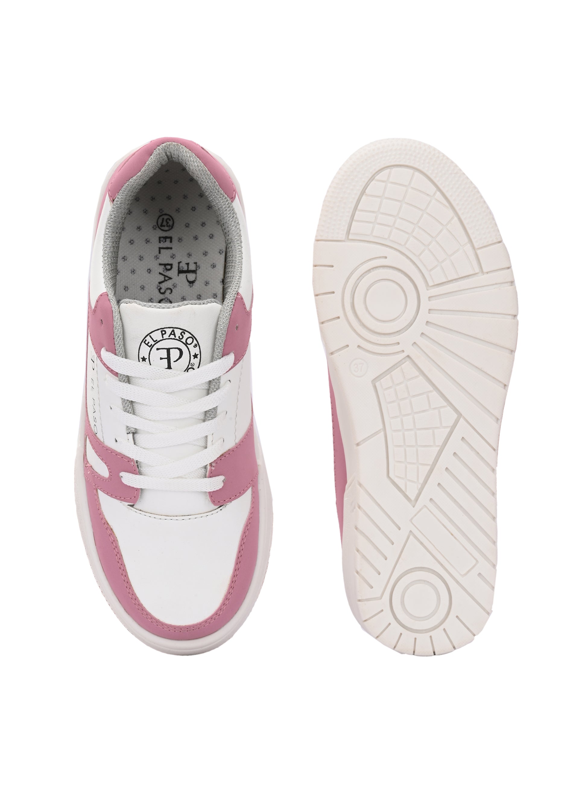 Lace-Up Platform Heel Sneakers
