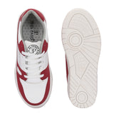 Lace-Up Platform Heel Sneakers