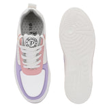 Lace-Up Platform Heel Sneakers