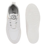 Lace-Up Platform Heel Sneakers