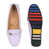 Lavender Slip-On Women Loafers