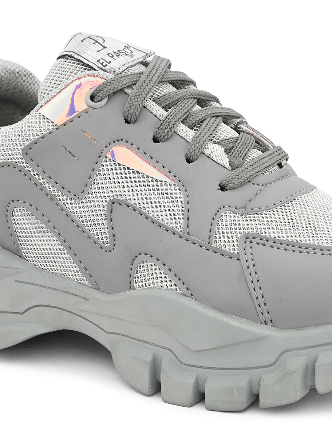 A image of elpaso white sneaker with a trendy design