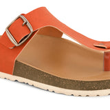 Women Synthetic Open Toe Flats