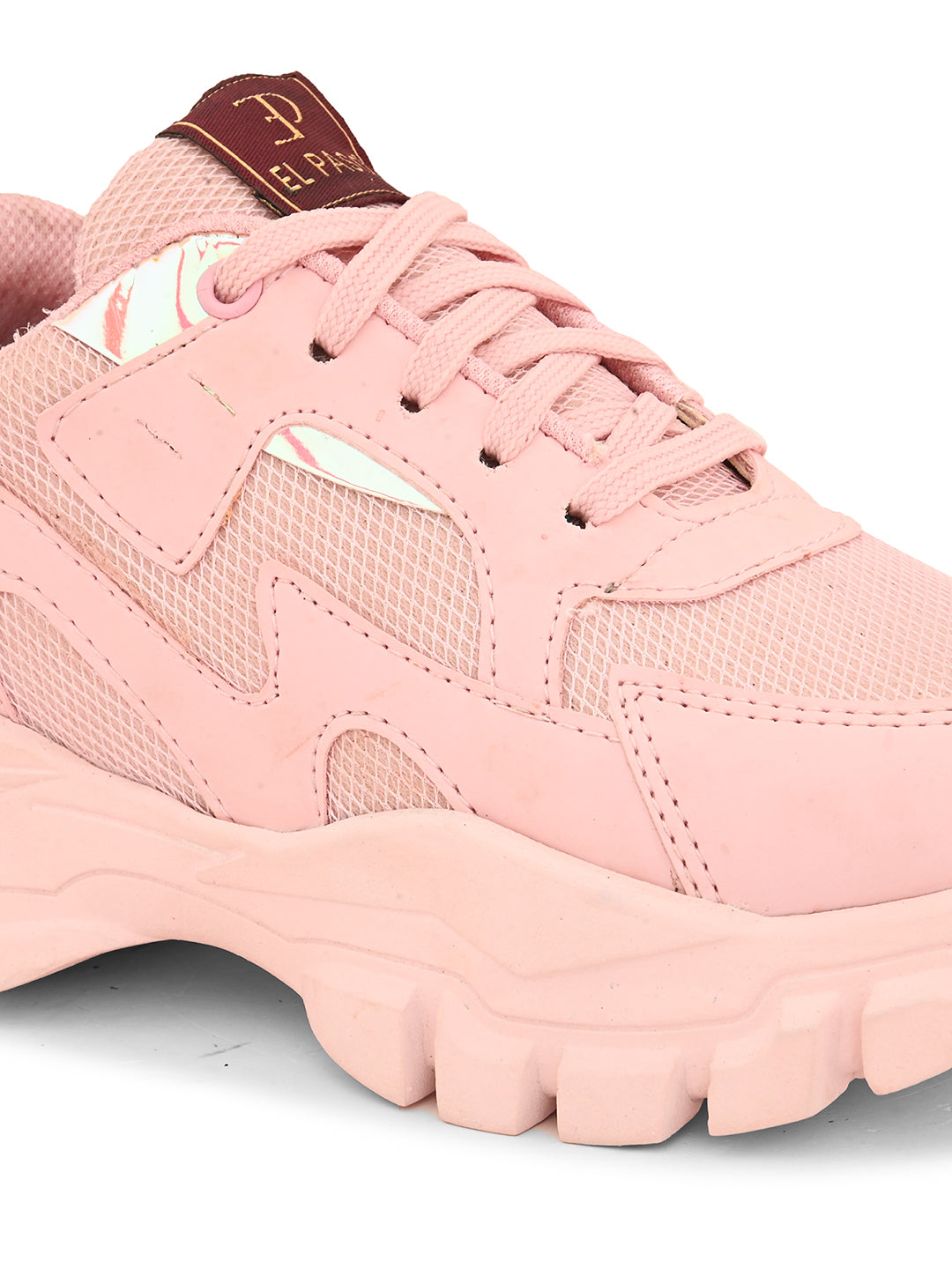 A image of elpaso pink sneaker with a trendy design