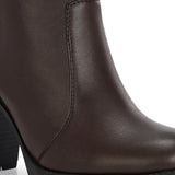 Midnight High-Heeled Ankle Boot For Women
