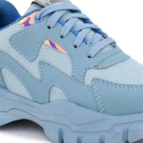 A image of elpaso light blue sneaker with a trendy design