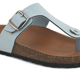 Women Synthetic Open Toe Flats