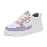Lace-Up Platform Heel Sneakers