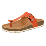 Women Synthetic Open Toe Flats