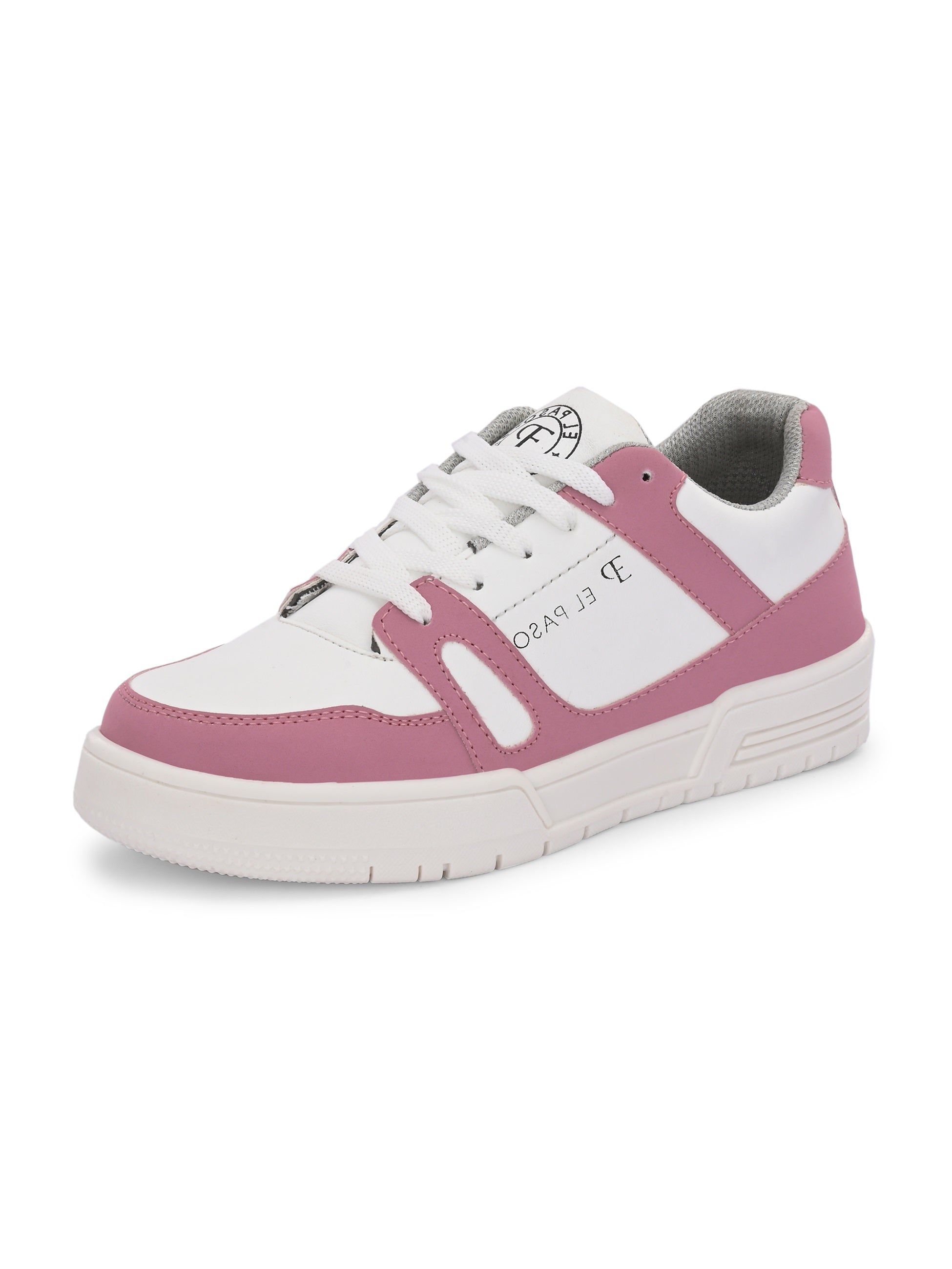 Lace-Up Platform Heel Sneakers