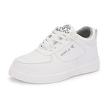 Lace-Up Platform Heel Sneakers