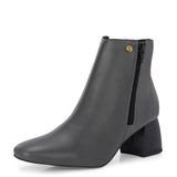 EL PASO Women Suede Faux Leather Casual Chelsea Boots