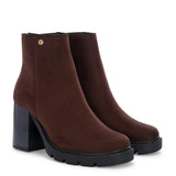 EL PASO Women Faux Leather Casual Chelsea Boots