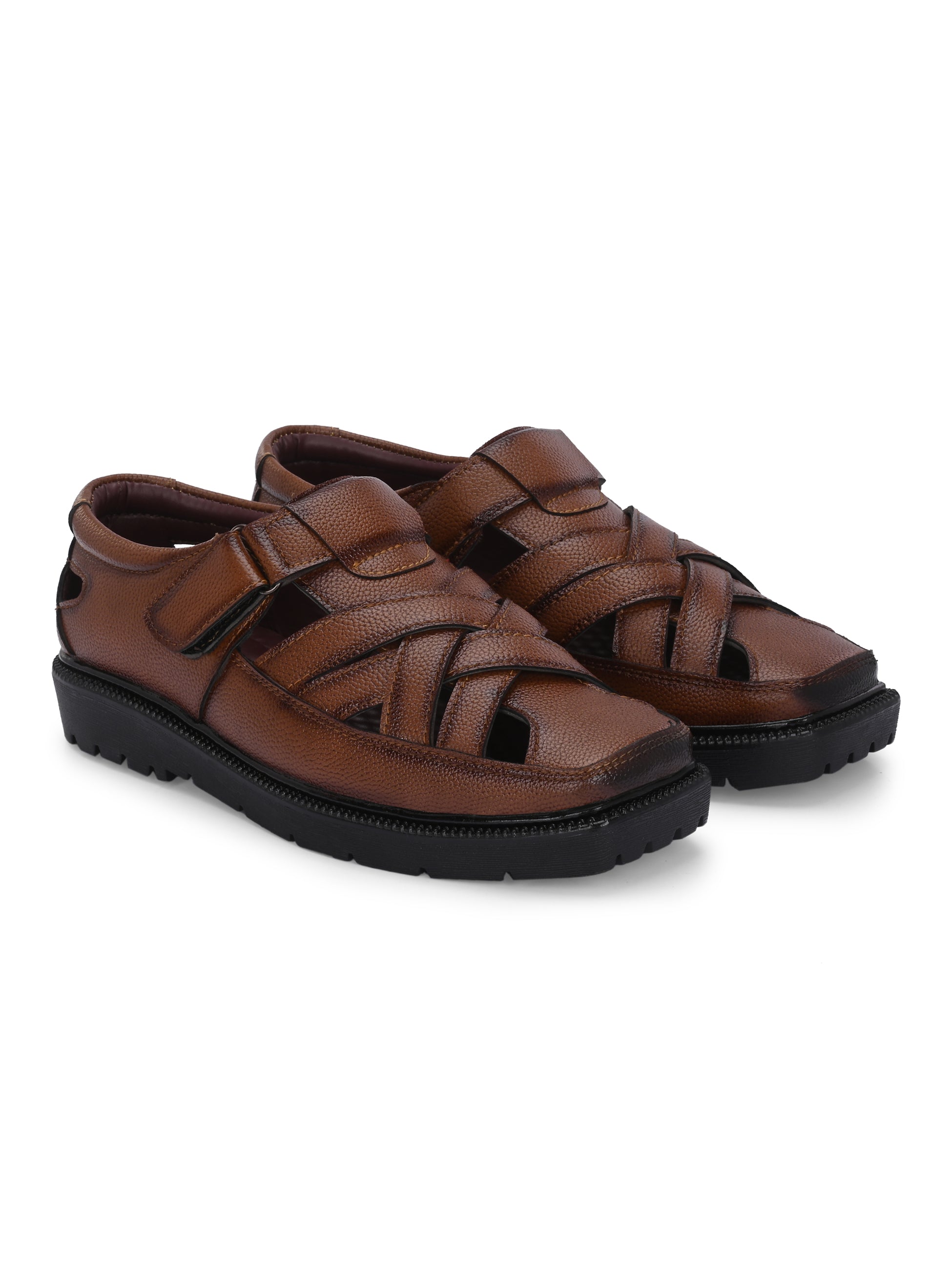 Elpaso Leather Shoe-Style Sandal