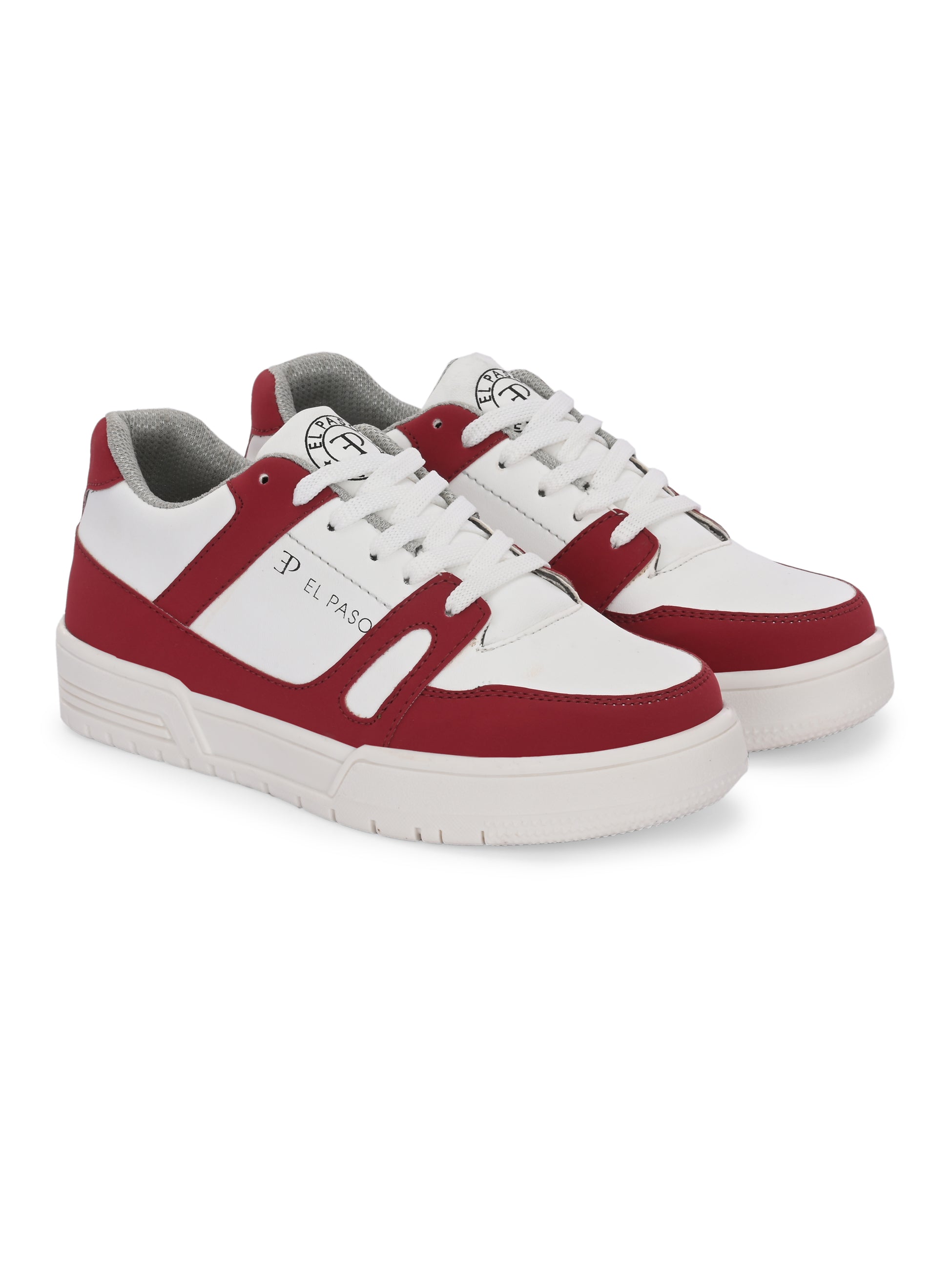 Lace-Up Platform Heel Sneakers