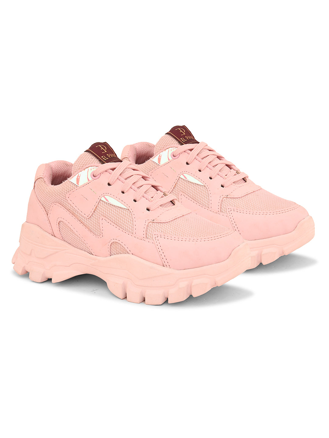 A image of elpaso pink sneaker with a trendy design