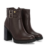 Midnight High-Heeled Ankle Boot For Women
