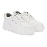Lace-Up Platform Heel Sneakers