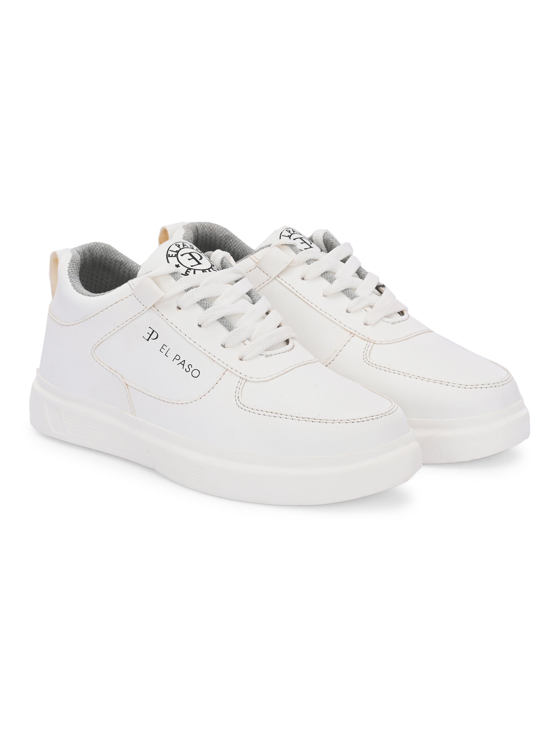 Lace-Up Platform Heel Sneakers