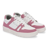 Lace-Up Platform Heel Sneakers