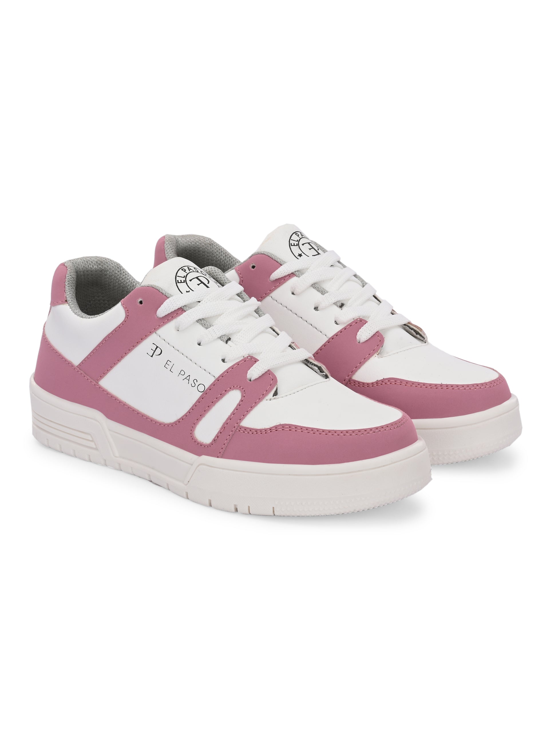 Lace-Up Platform Heel Sneakers
