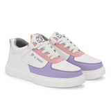 Lace-Up Platform Heel Sneakers