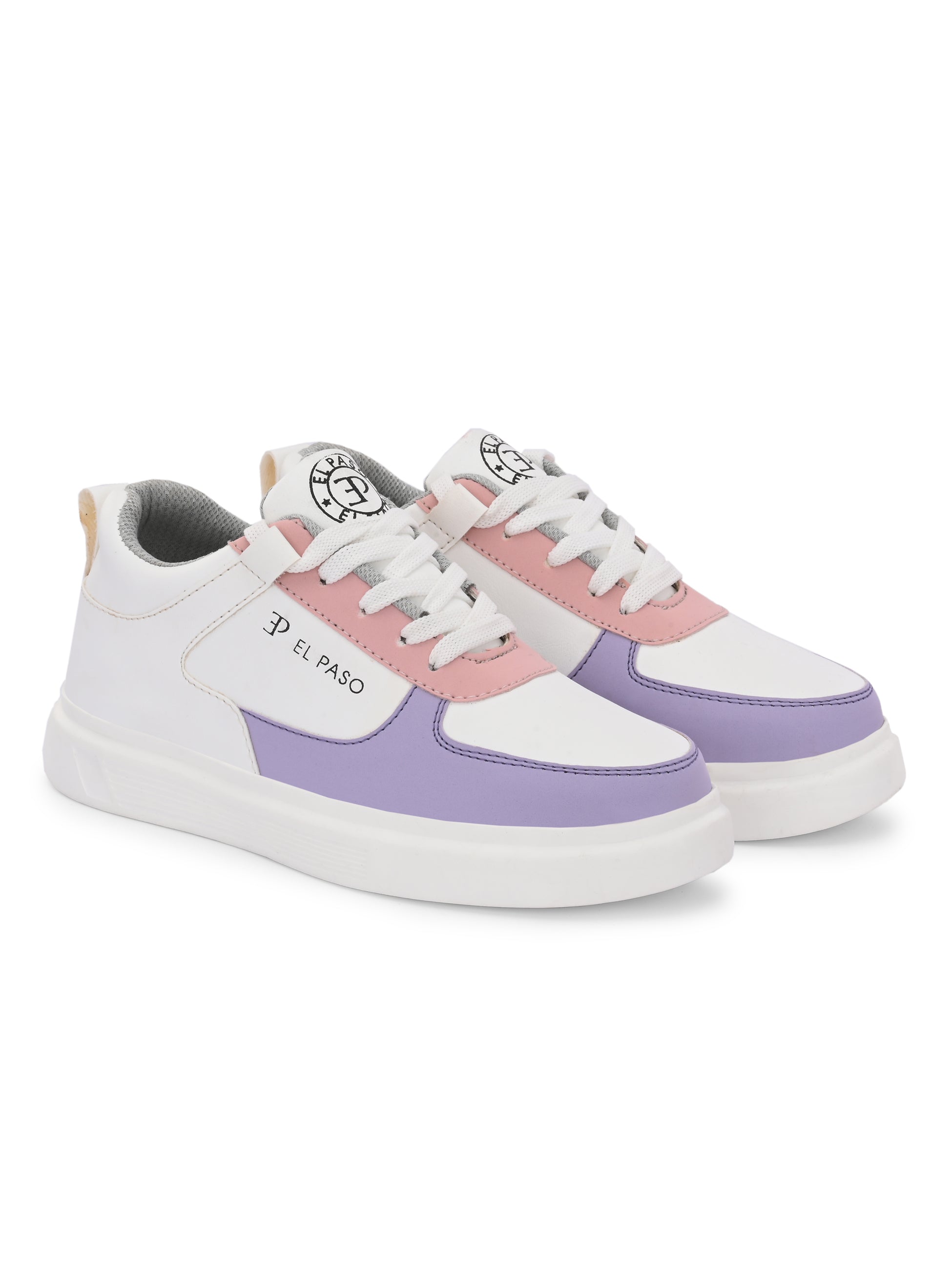 Lace-Up Platform Heel Sneakers