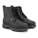 EL PASO Women Faux Leather Casual Lace Up Boots