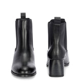 EL PASO Women Faux Leather Casual Slip On Boots