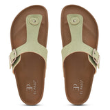 Women Synthetic Open Toe Flats