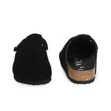 Black Women Slip On Casual Sandals for comfortable and classy look