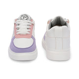 Lace-Up Platform Heel Sneakers