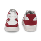 Lace-Up Platform Heel Sneakers