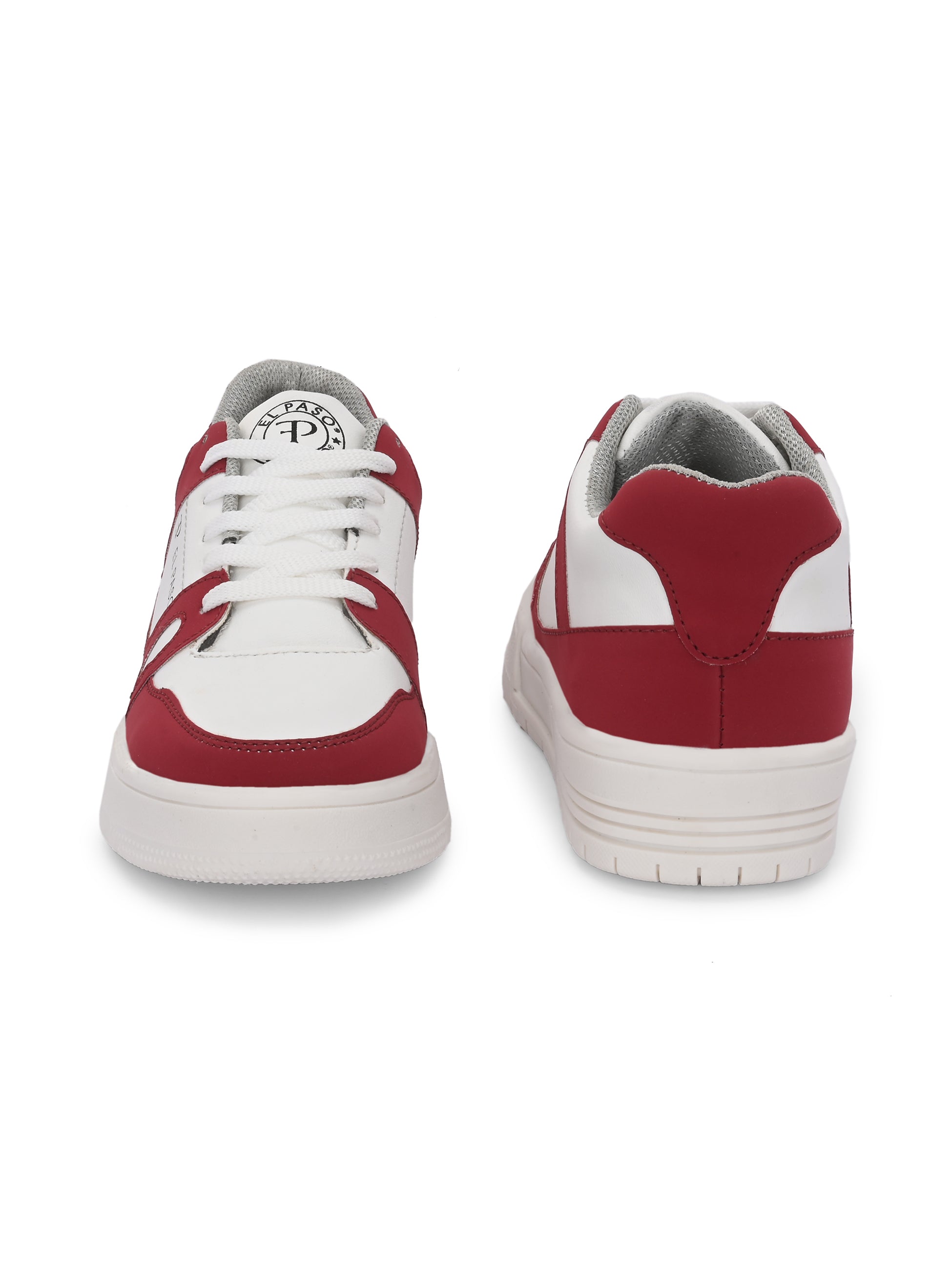 Lace-Up Platform Heel Sneakers