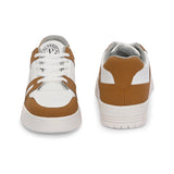 EL PASO Faux Leather Casual Shoes Lace Up Sneakers For Women - El Paso Fashion