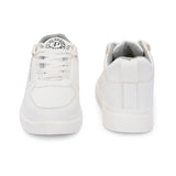 Lace-Up Platform Heel Sneakers