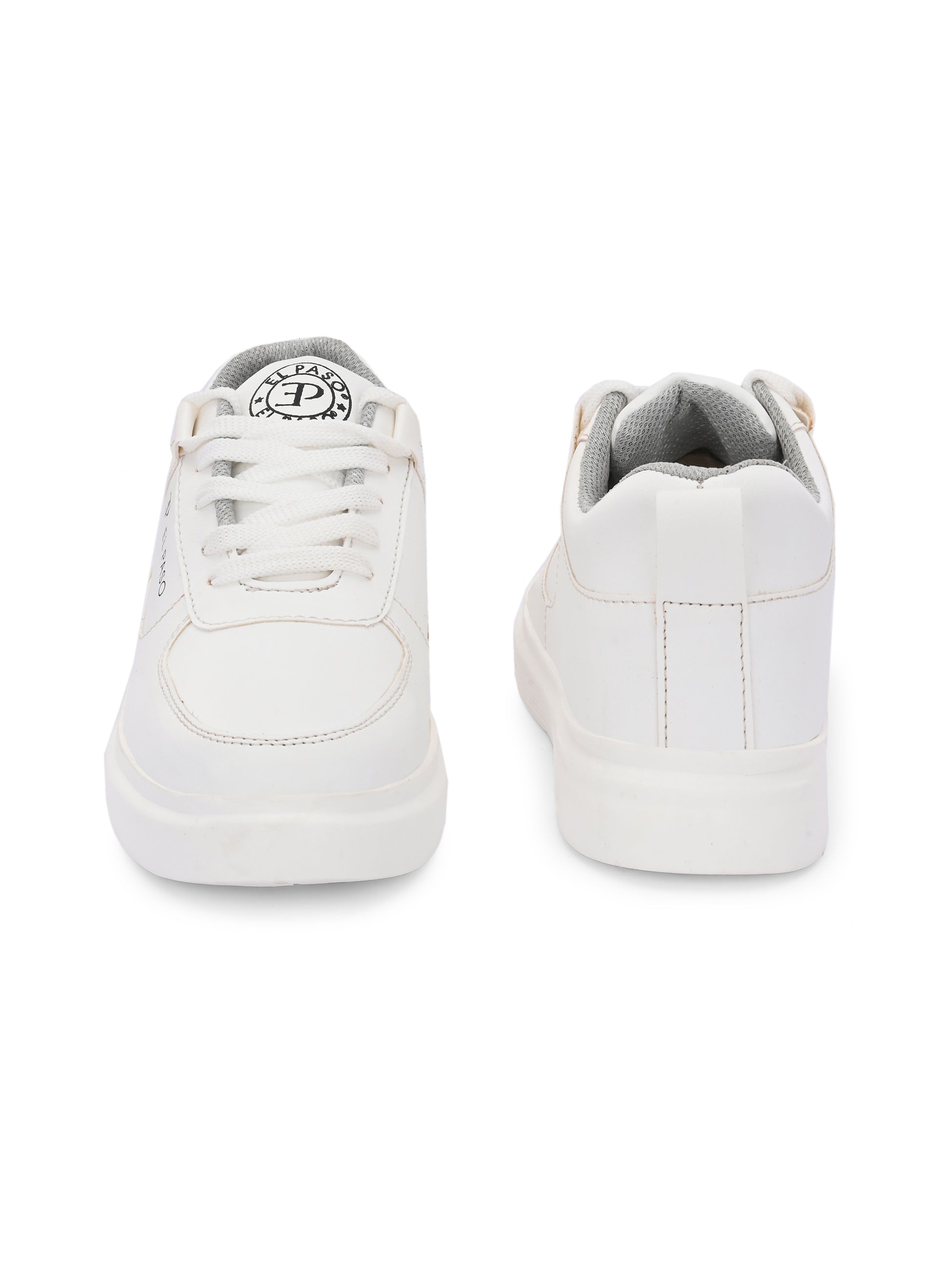 Lace-Up Platform Heel Sneakers