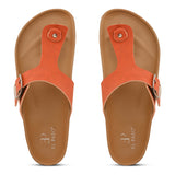 Women Synthetic Open Toe Flats