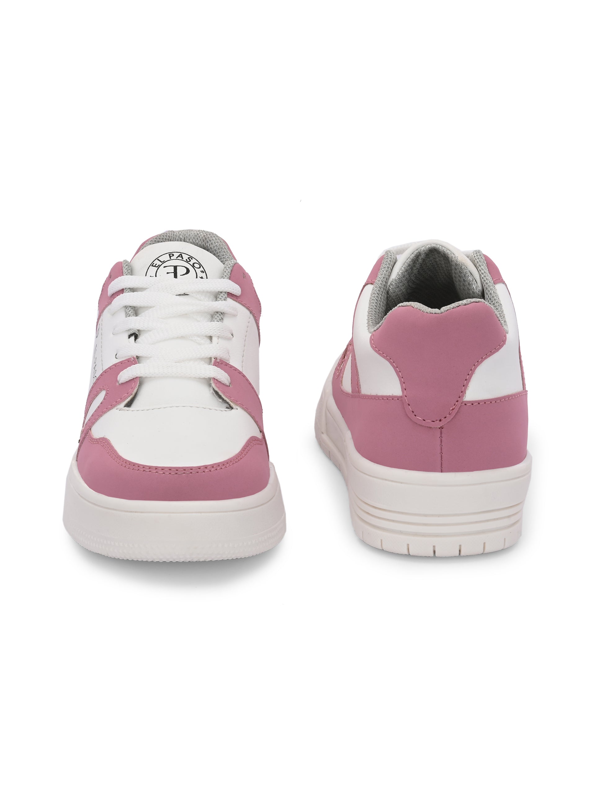 Lace-Up Platform Heel Sneakers