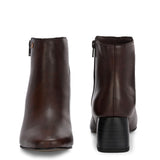 EL PASO Women Suede Faux Leather Casual Chelsea Boots