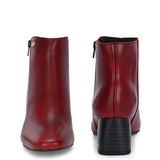 EL PASO Women Suede Faux Leather Casual Chelsea Boots