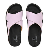 Women Leather Casual Slip On Flatforms Slip On Flatforms Sandals