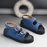 El Paso Buckles Platform Sandals